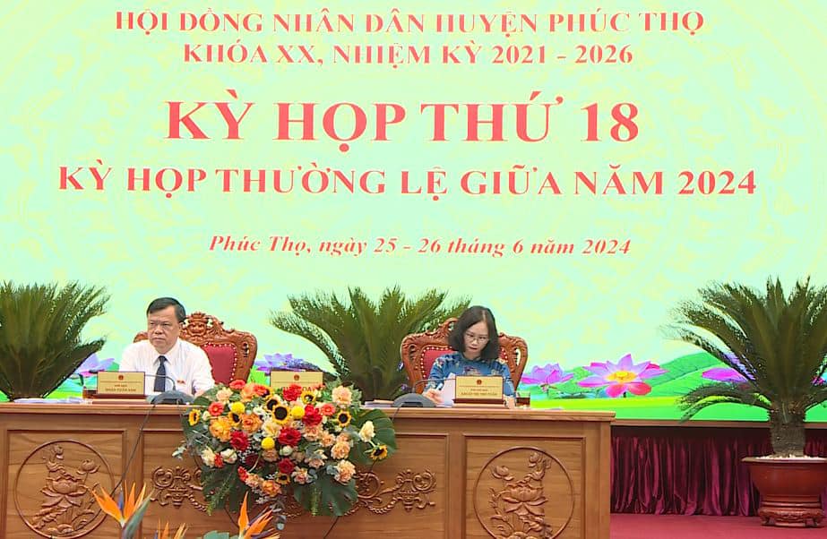 Khai mạc Kỳ họp thứ 18 Kỳ họp Thường lệ giữa năm, HĐND huyện khoá XX, nhiệm kỳ 2021-2026