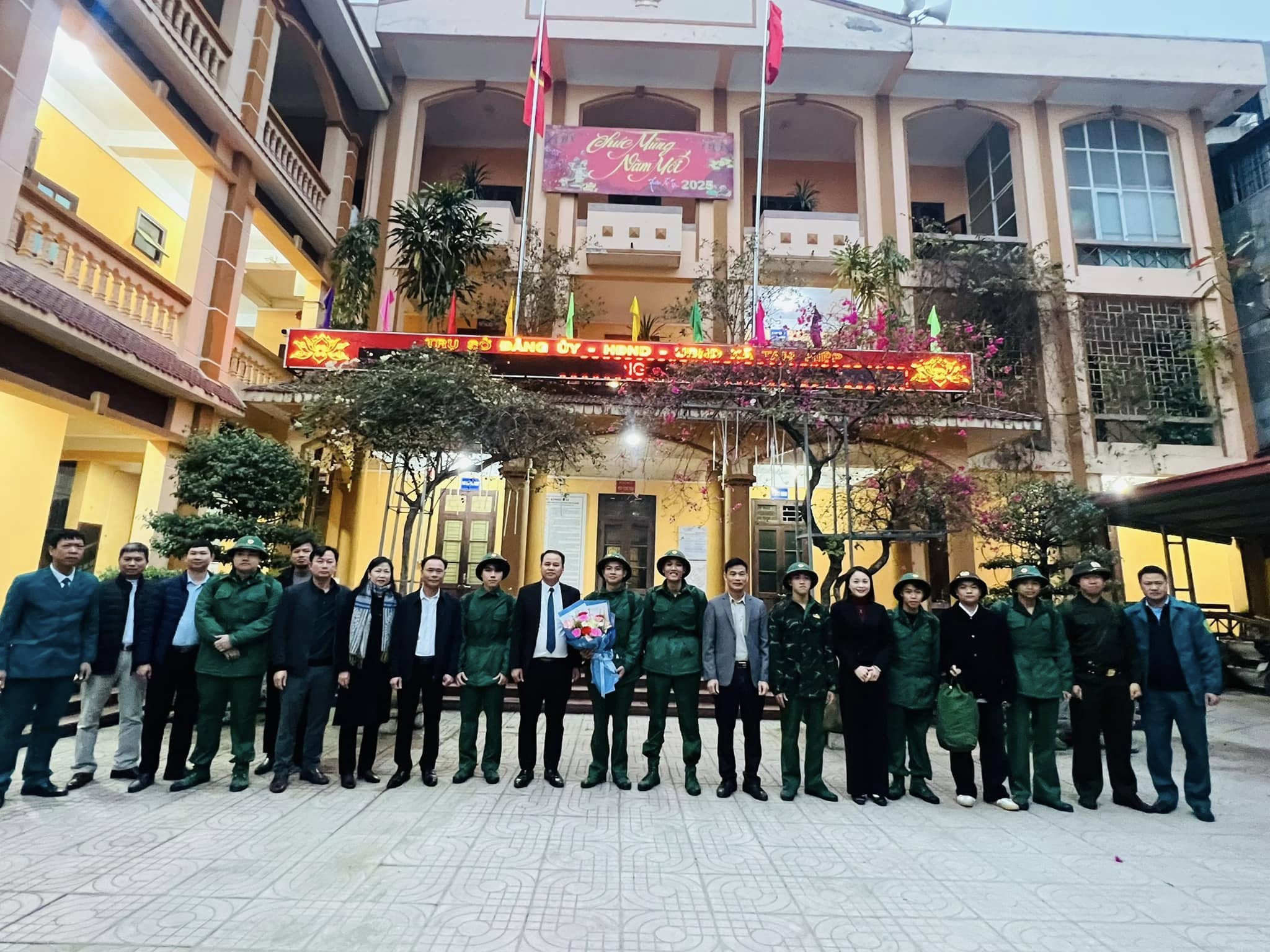 Hội đồng Nghĩa vụ quân sự xã Tam Hiệp tổ chức Hội nghị tiễn công dân lên đường nhập ngũ năm 2025