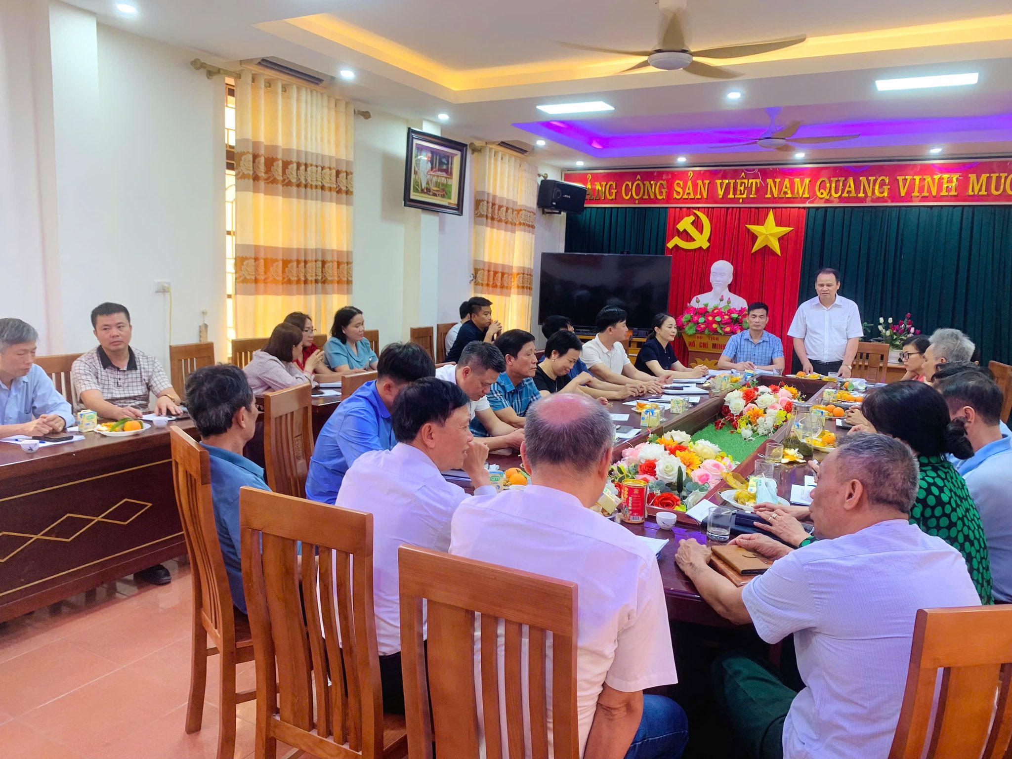 UBND xã Tam Hiệp tổ chức hội nghị triển khai kế hoạch lấy ý kiến nhân dân về việc sáp nhập địa giới hành chính cấp xã trên địa bàn huyện và các tên gọi mới các đơn vị hành chính