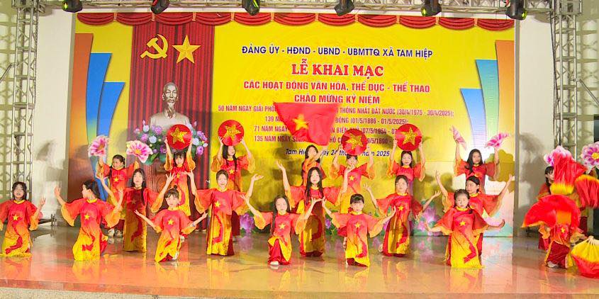 Tam Hiệp tổ chức Đêm liên hoan văn nghệ chào mừng Kỷ niệm 50 năm Ngày Giải phóng miền Nam thống nhất Đất nước